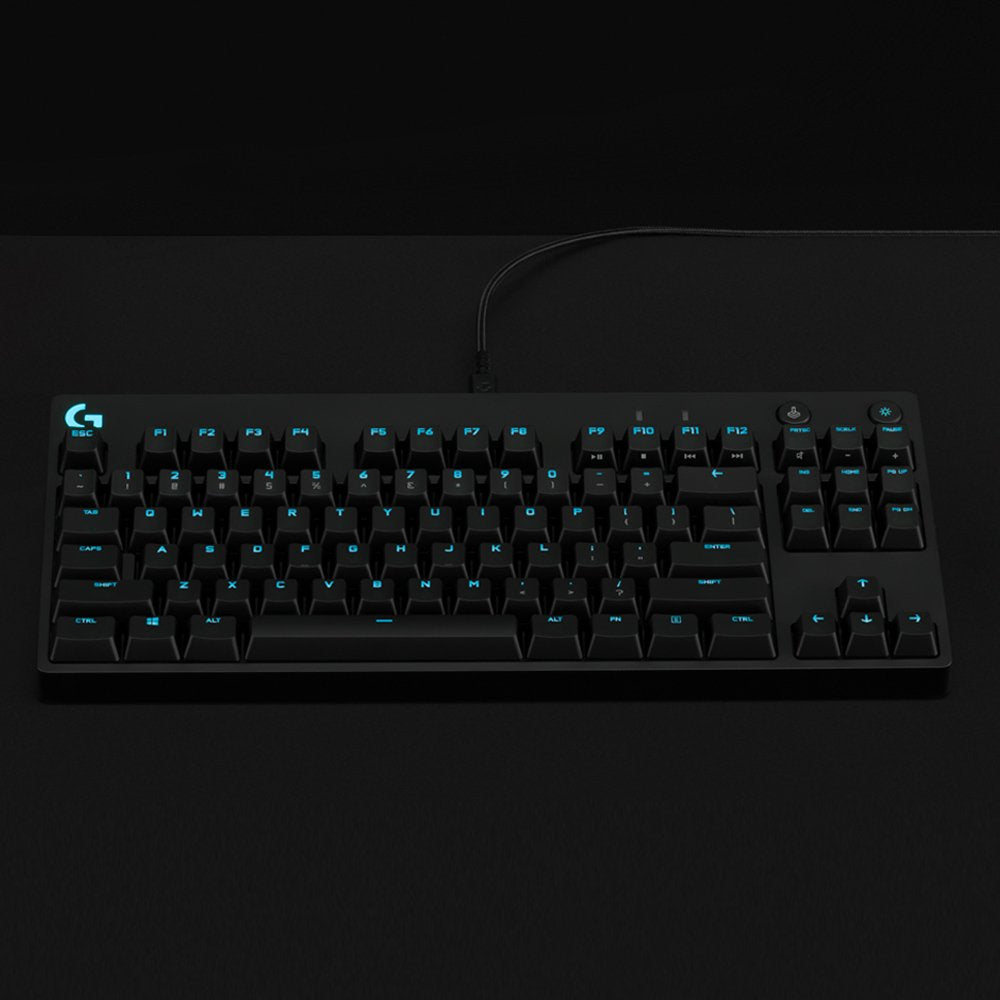 Teclado Ingles Logitech G Pro Gaming Usb Qwerty Internacional De Ee.Uu. Negro