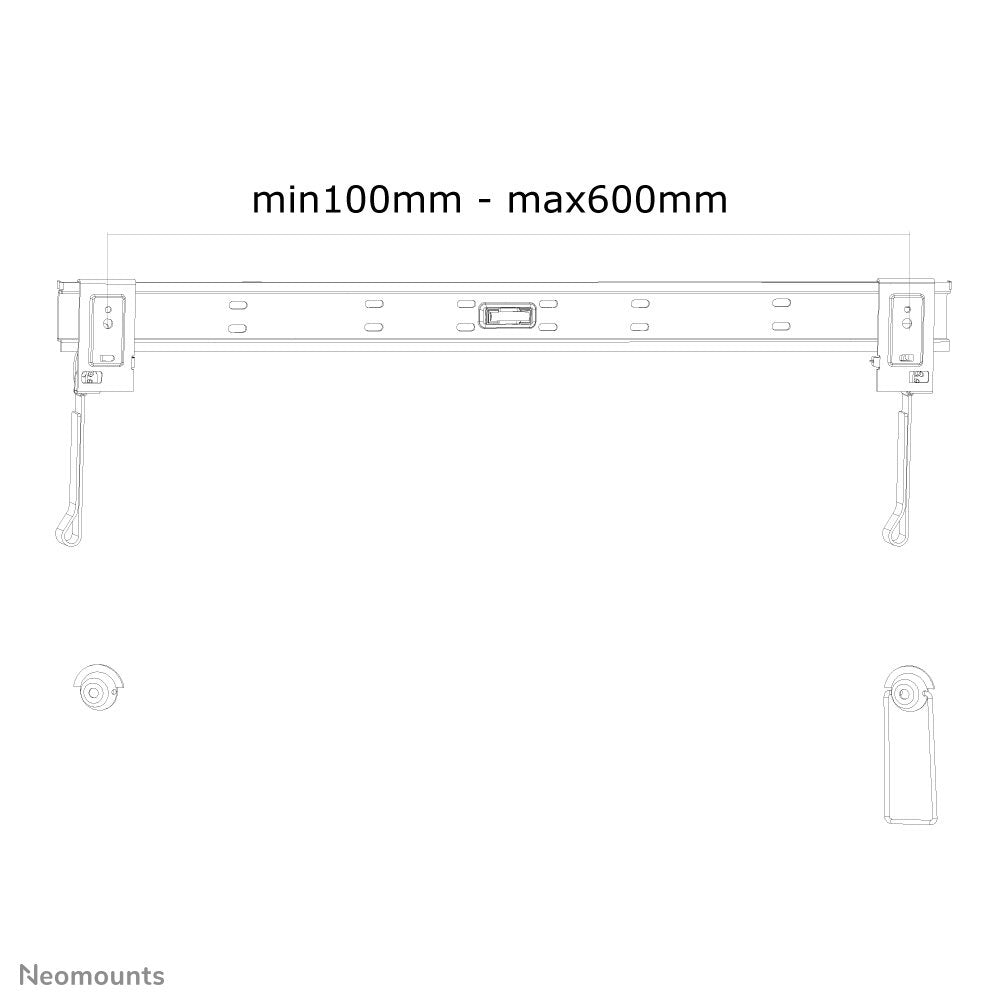 EAN 8717371442569 - Neomounts PLASMA-W860 soporte para TV 152,4 cm (60") Negro imagen 3