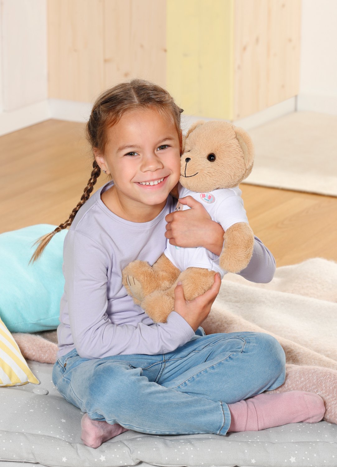 Muñeco Peluche Osito Blanco Baby Born 36cm