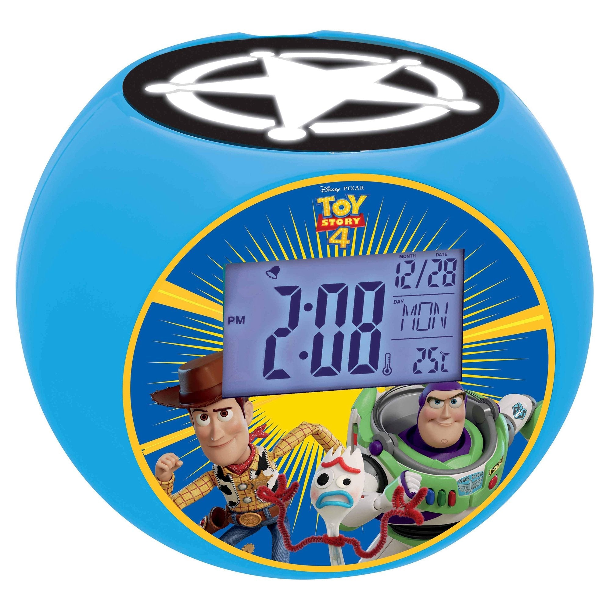 Reloj Despertador Proyector Radio Toy Story Disney Pixar