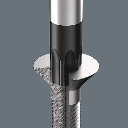 Wera 367 Taller Torx-Destornillador Tamaño Destornillador T 30