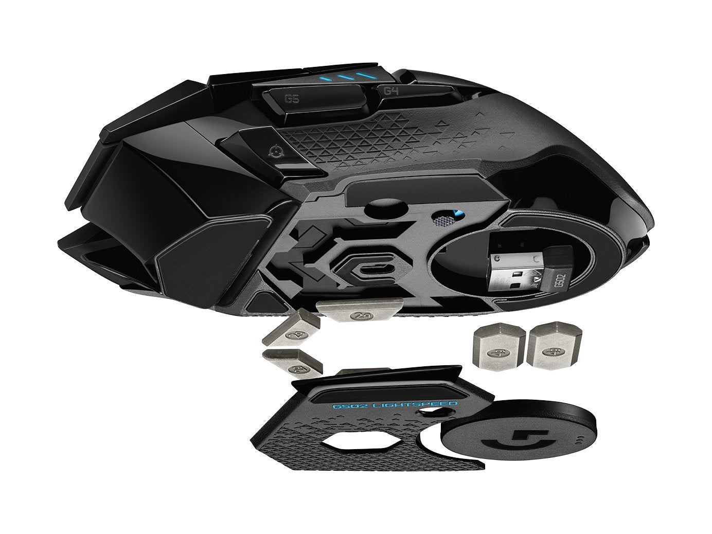 EAN 5099206082106 - Logitech G 910-005568 ratón Juego mano derecha RF inalámbrico Óptico 25600 DPI imagen 2