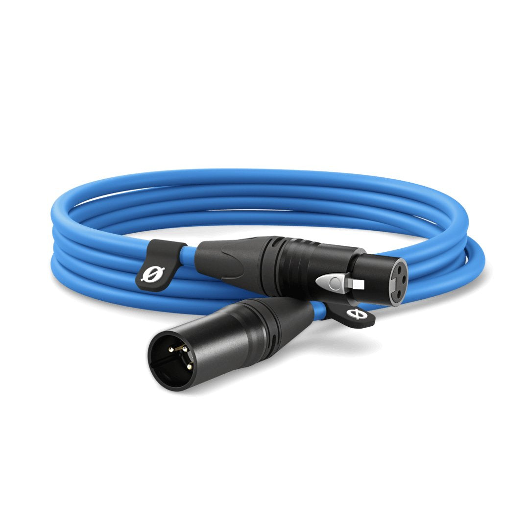 Rode Microphones Cable Xlr Premium Xlr3m-B Azul, 3 Metros Xlr3m-B