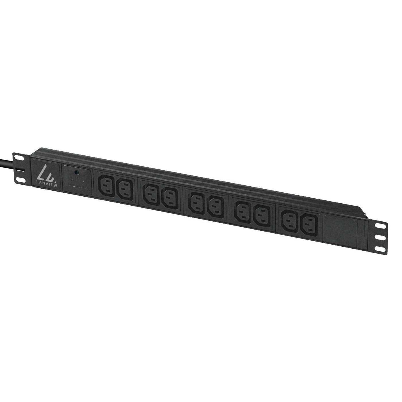 19ïï 10-Way C13 Outlets With  2-Meter 3g1.5mm2 Cable With