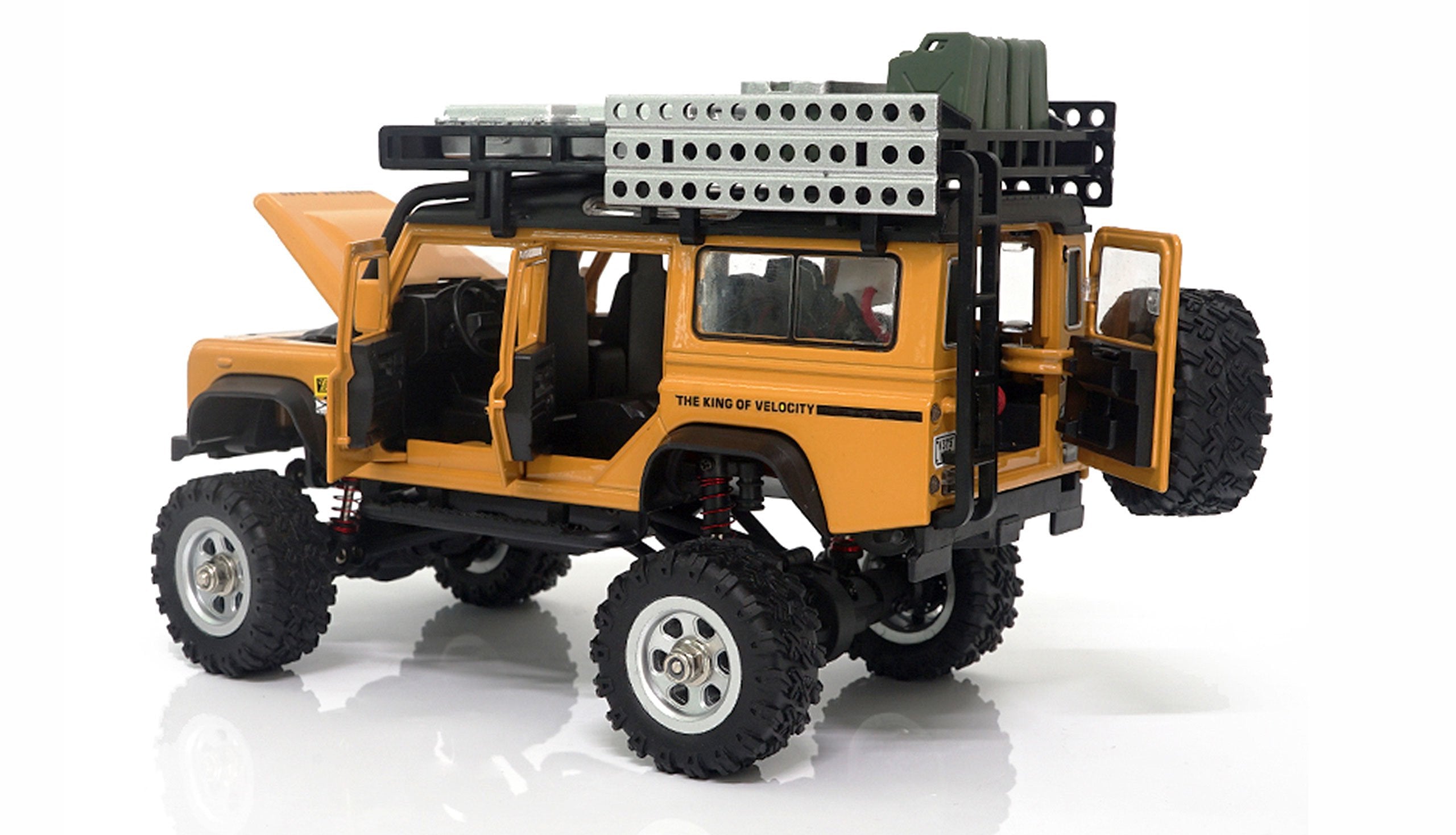 Amewi Rc Auto D90x28 Crawler 4wd Li-Po Akku 300mah Amarillo 8+