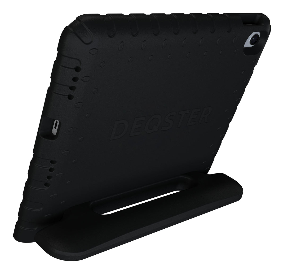 Deqster Kids Case Funda Para Tablet & Cristal Protector F. Ipad 10. 11.Gen Kindersicher & Robust, Integrierte Stylus-Soporte, 9h Display Protección Vidrio, Negro
