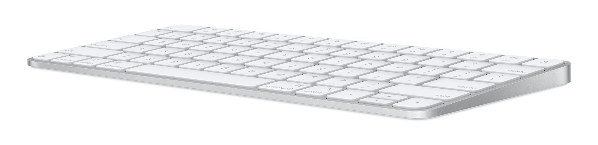 Apple Magic Keyboard, Teclado Plateado/Blanco, Disposición Hu Mxcl3mg/A