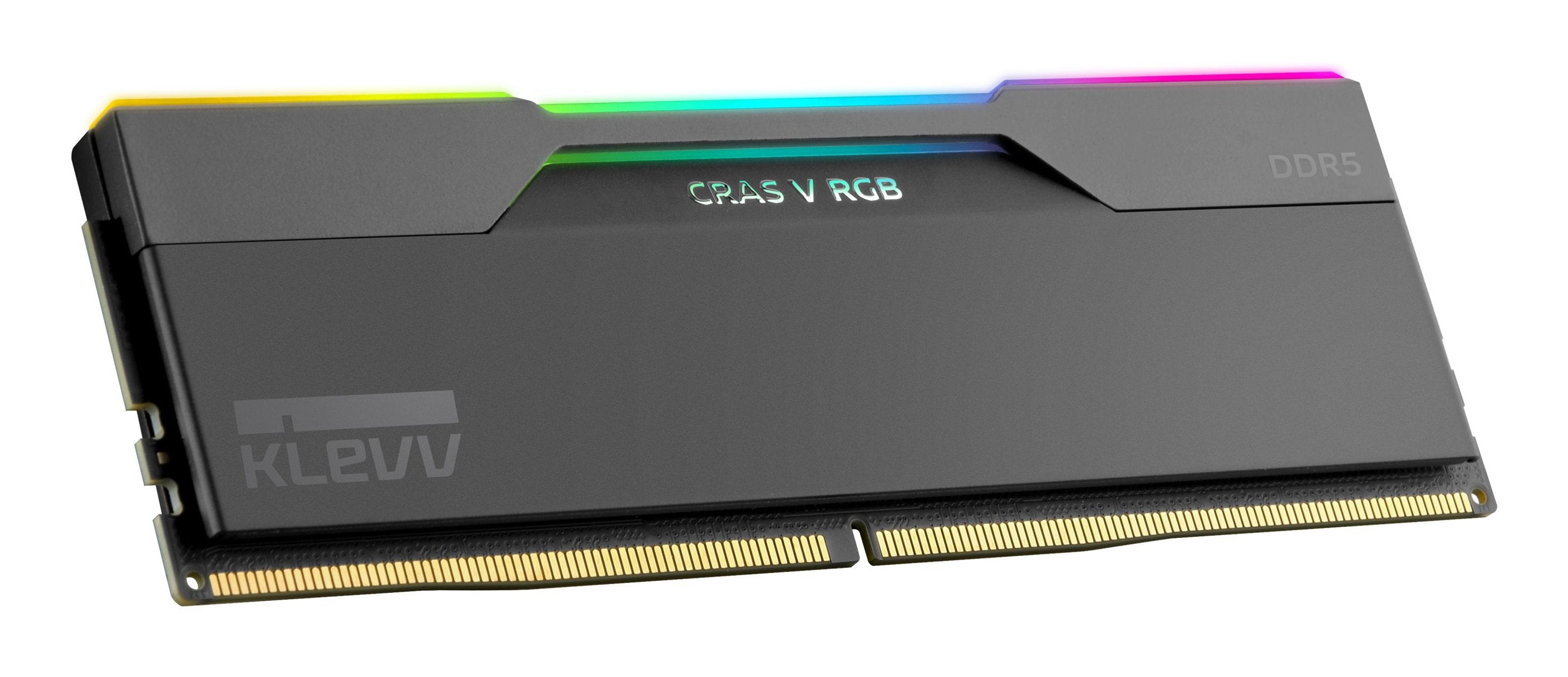 Klevv Memoria Ram Cras V Rgb Obsidian Negro - 32 Gb (2 X 16 Gb Kit) - Ddr5 6400 Udimm Cl30