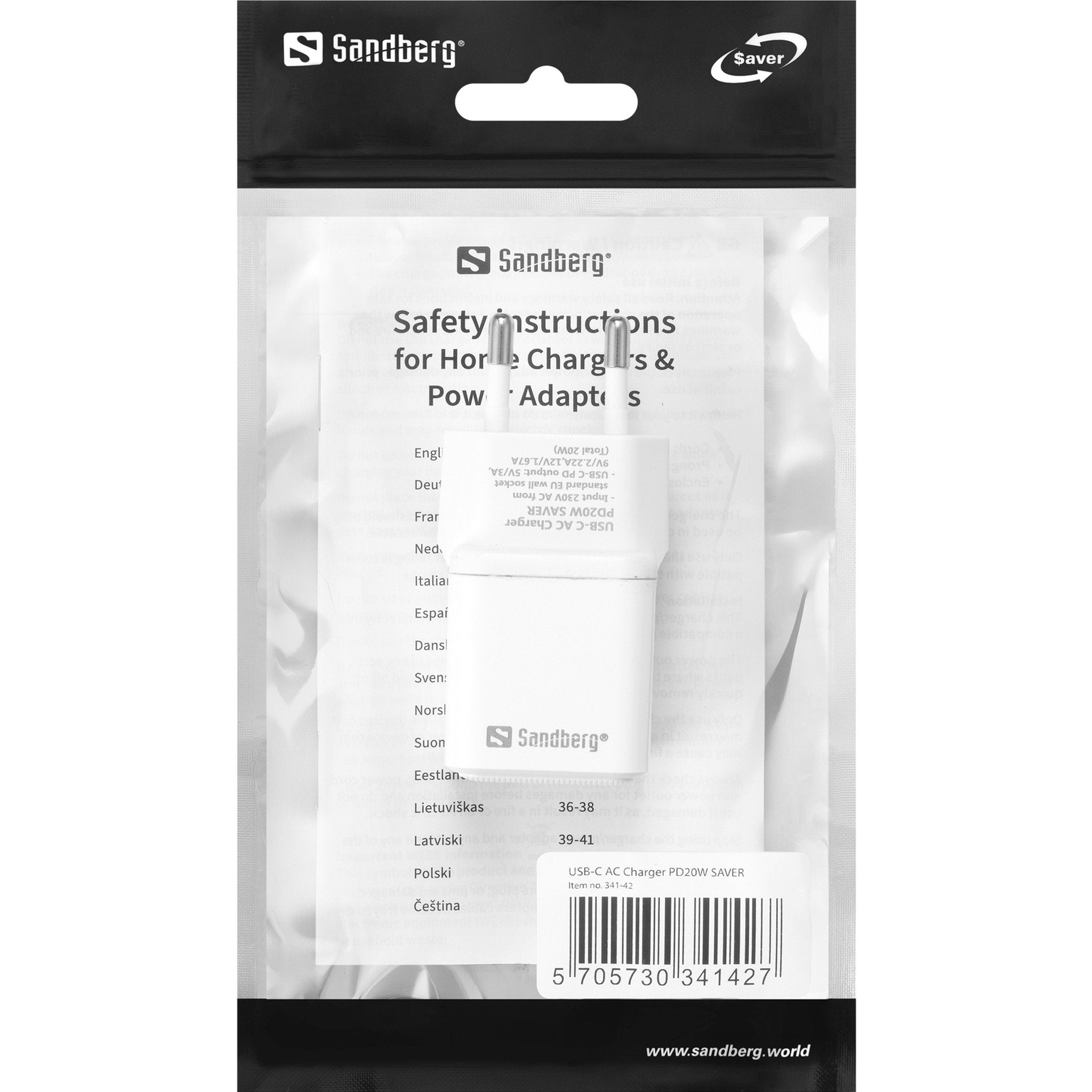 Usb-C Ac Charger Pd20w Saver