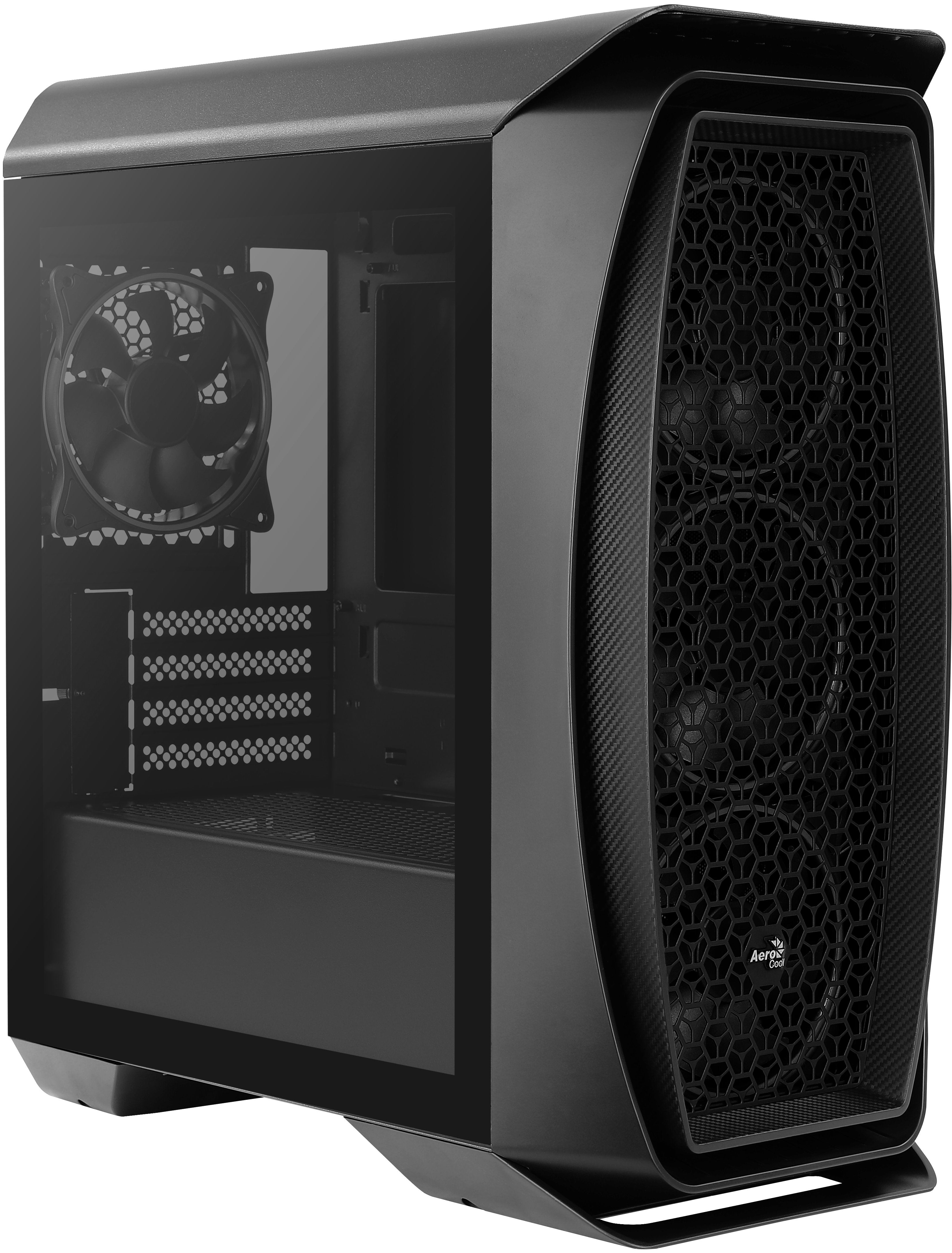 Caja Pc Aerocool Aero One Mini Eclipse Black 2*Usb 3.0 Hd Audio+Mic  Soporta Refrigeración Líquida Micro Atx/ Mini Itx