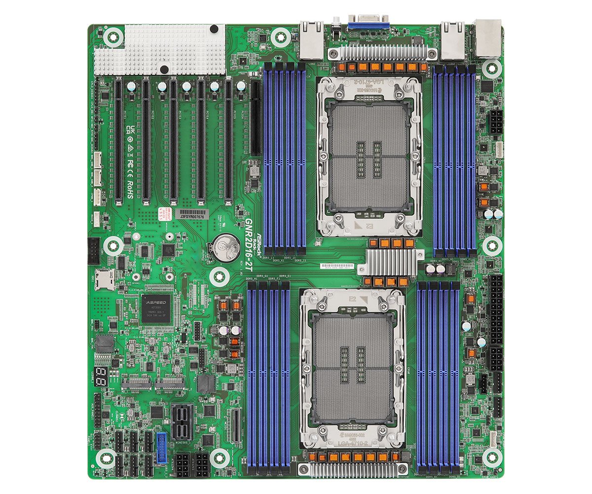 EAN 4711430524542 - Asrock GNR2D16-2T placa base Intel® SoC LGA 4710 (Socket E2) EEB imagen 1