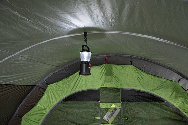 High Peak Bozen 6.0 Verde, Gris, Blanco Tienda Tipo Túnel