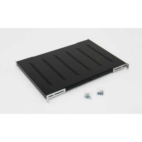 Triton Balda Perforada 19 ", 1u / 750mm, Capacidad De Carga 150kg, Negra