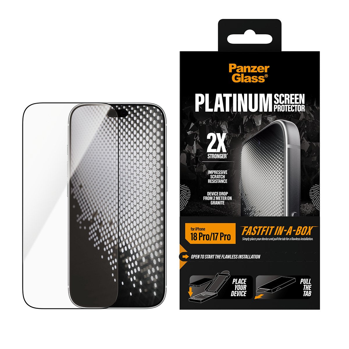 Panzerglass Platinum Screen Protector Iphone 18 Pro/ 17 Pro