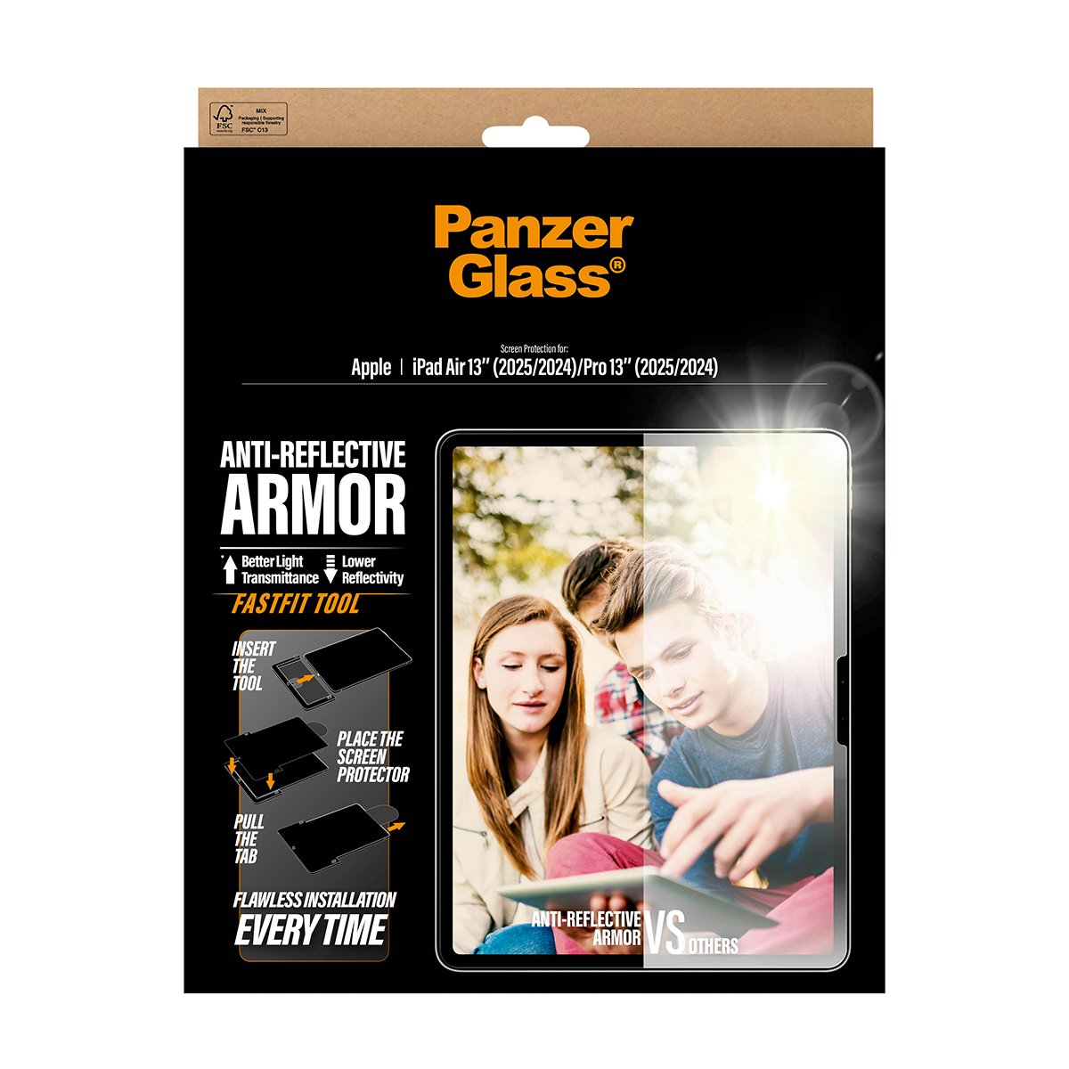 EAN 5715685030642 - PanzerGlass ® Anti-Reflective Armor Screen Protector iPad Air 13" (2024-2026) | Pro 13" (2024-2025) | Ult imagen 3