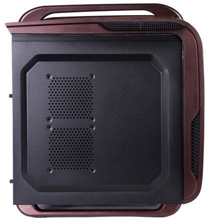 Caja Pc Black Lion It1523 Midi Tower Negro, Burdeos
