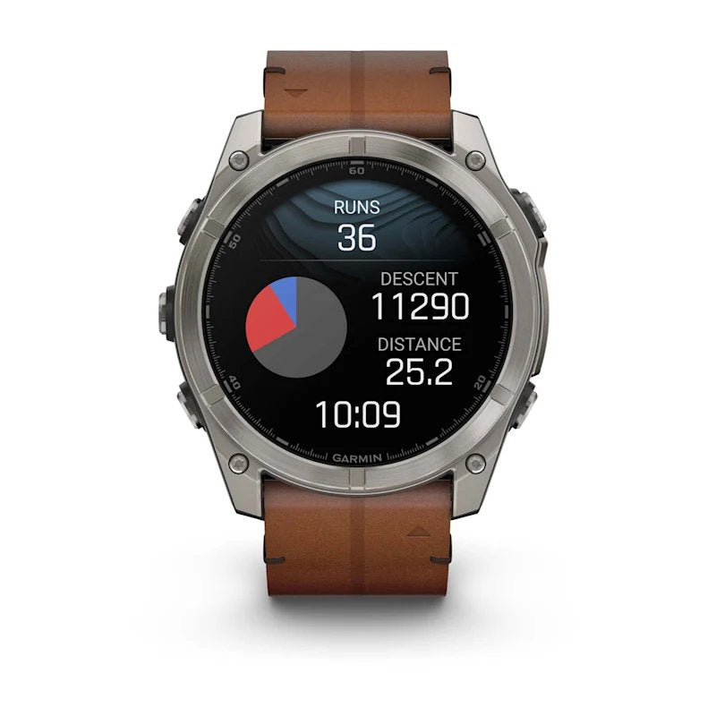 Garmin Fenix 8 3,56 Cm (1.4") Amoled 51 Mm Digital 454 X 454 Pixeles Pantalla Táctil Titanio Wifi Gps (Satélite)