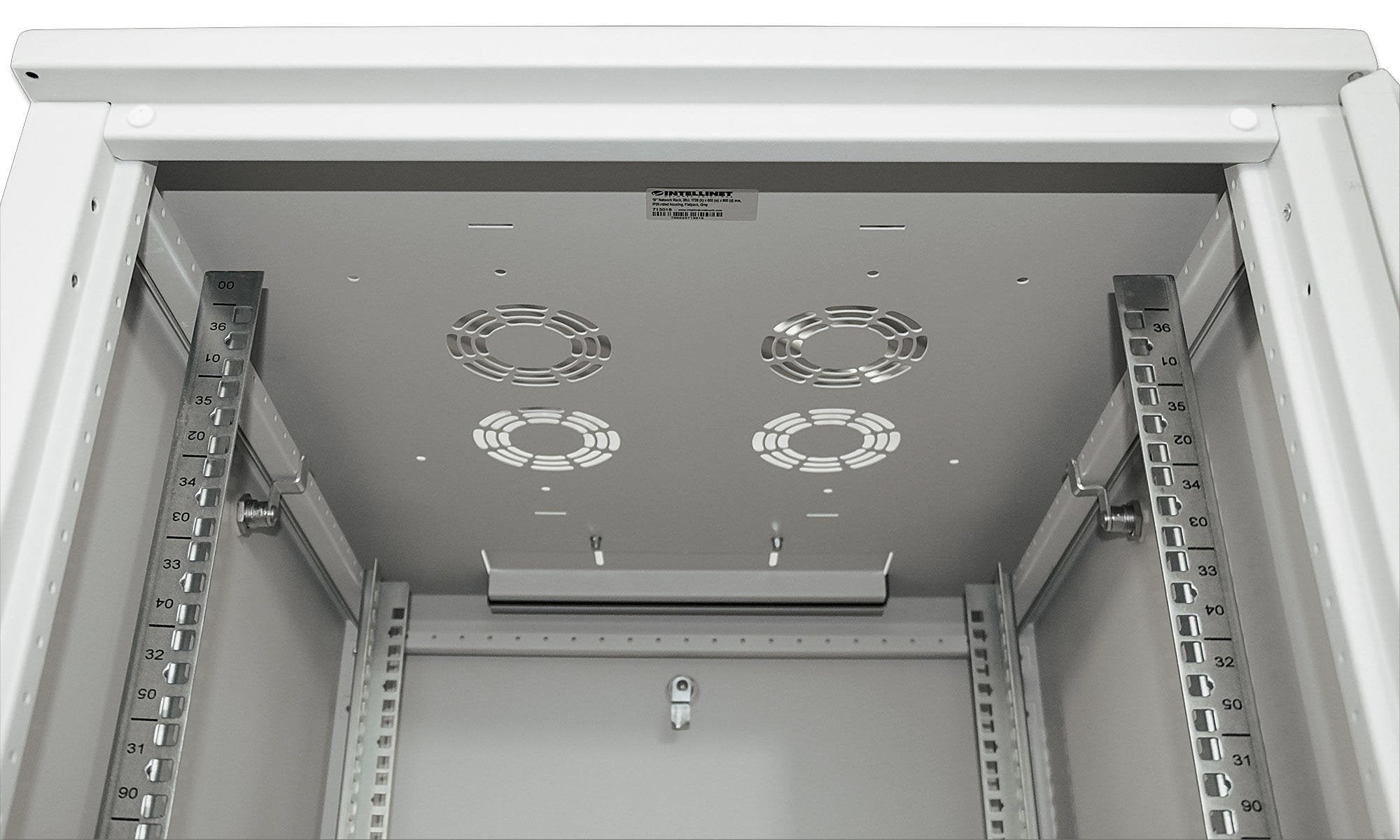 Armario Rack  Intellinet 713054 42u Rack O Bastidor Independiente Gris