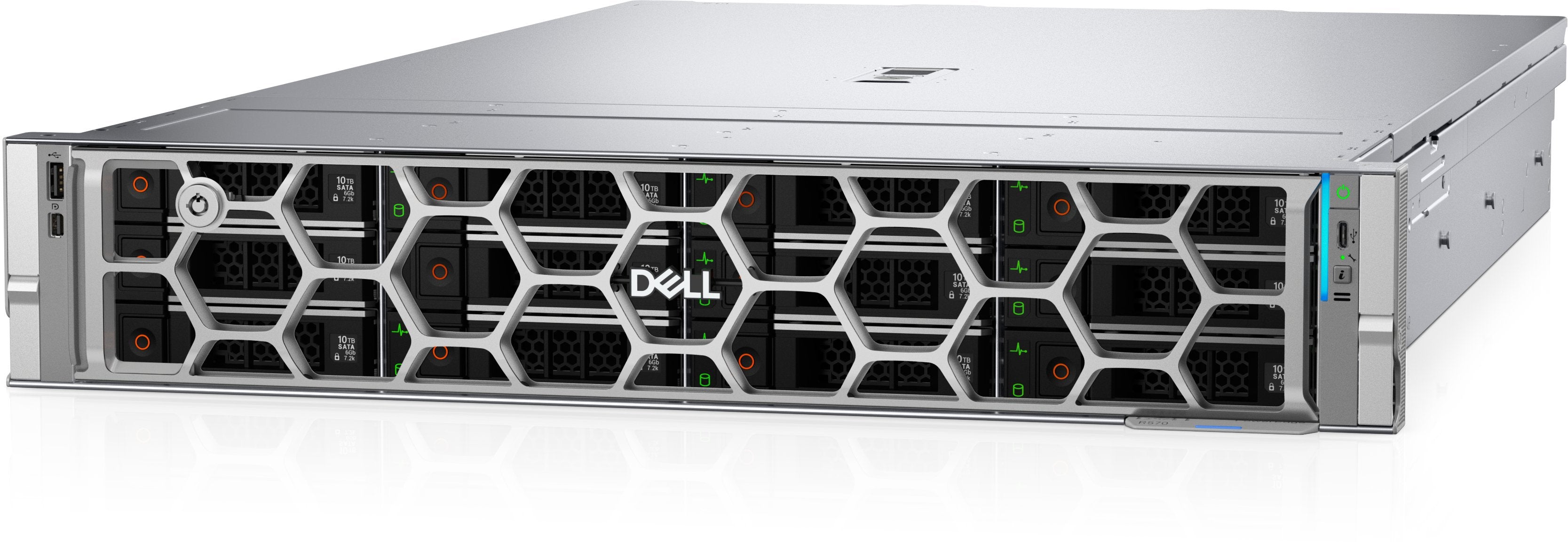 Dell Poweredge R570 Smart Selection Intel Xeon 6517p 32gb 2x960gb Ssd Sata 2x1100w H965i 3y Basic Nbd