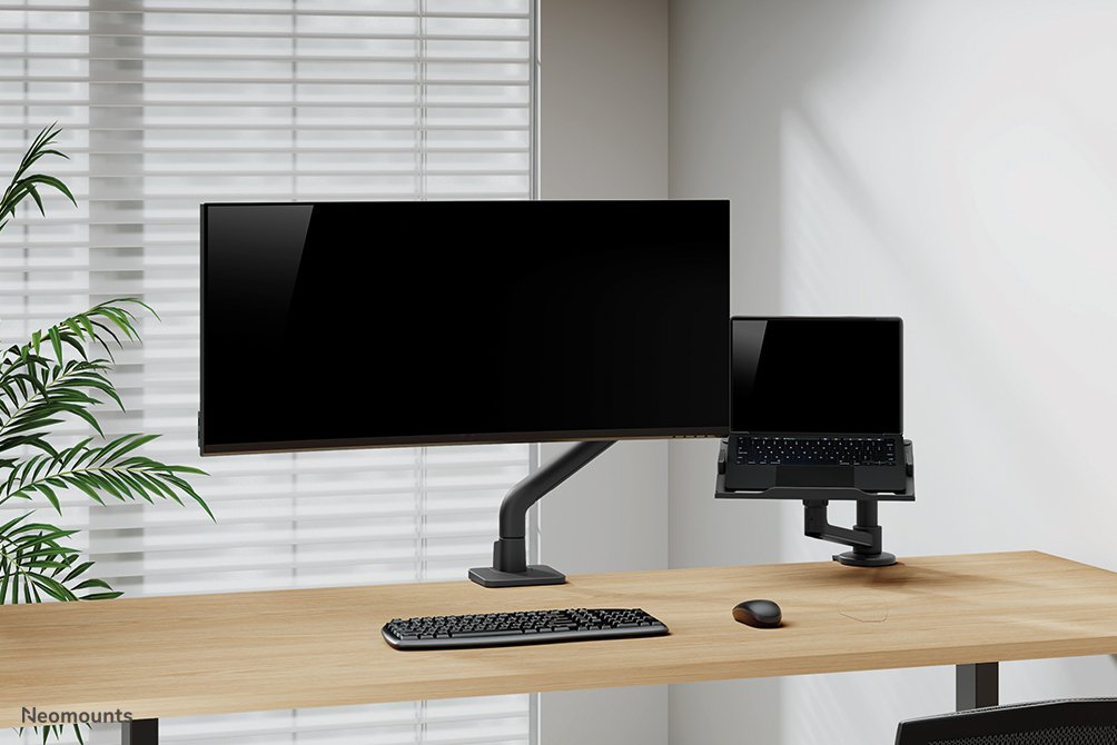 EAN 8717371441210 - Neomounts DS70S-950BL1 soporte para monitor 124,5 cm (49") Escritorio Negro imagen 17