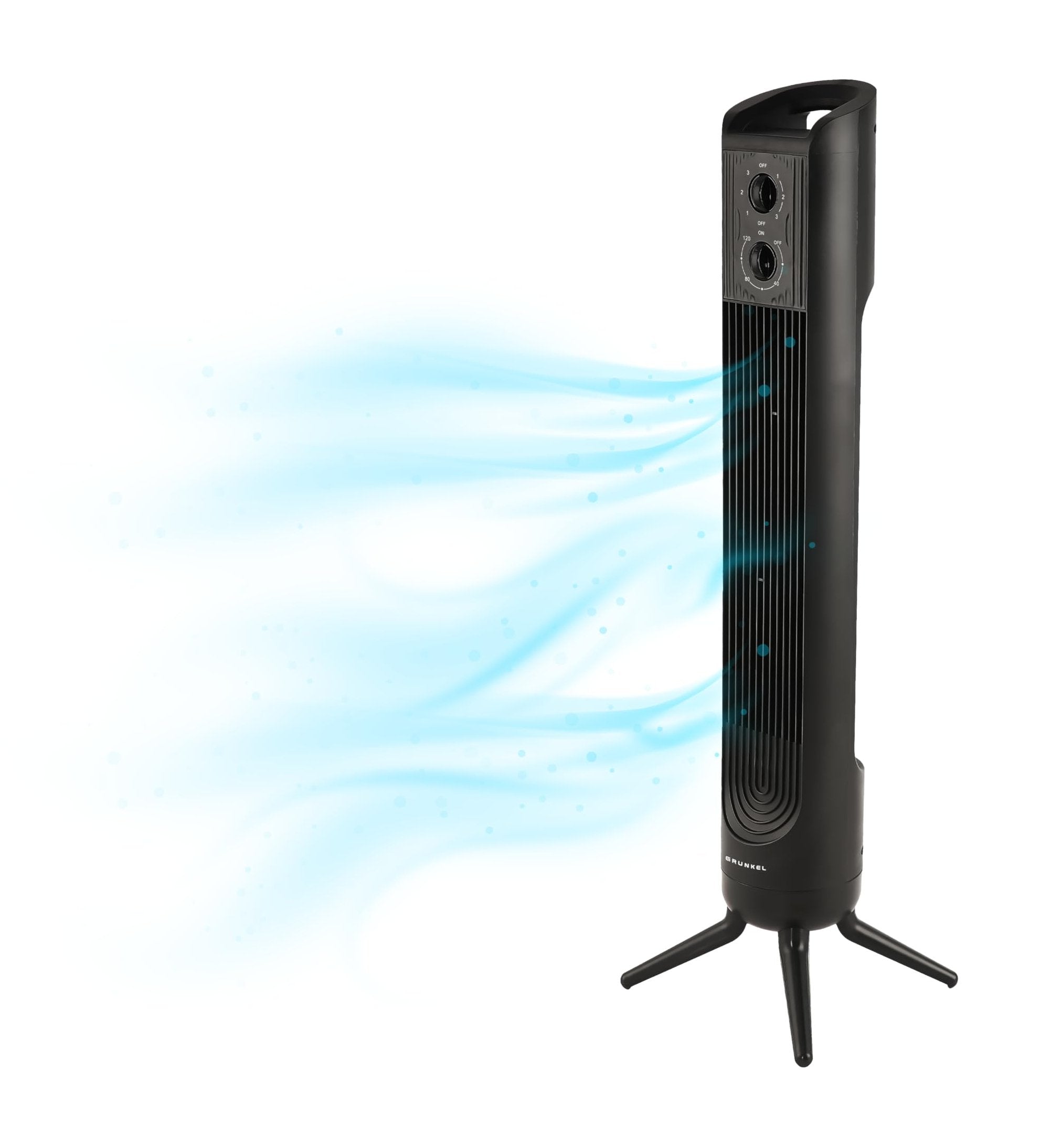 Ventilador De Torre Grunkel Tf-324l Ng 45w 3 Velocidades