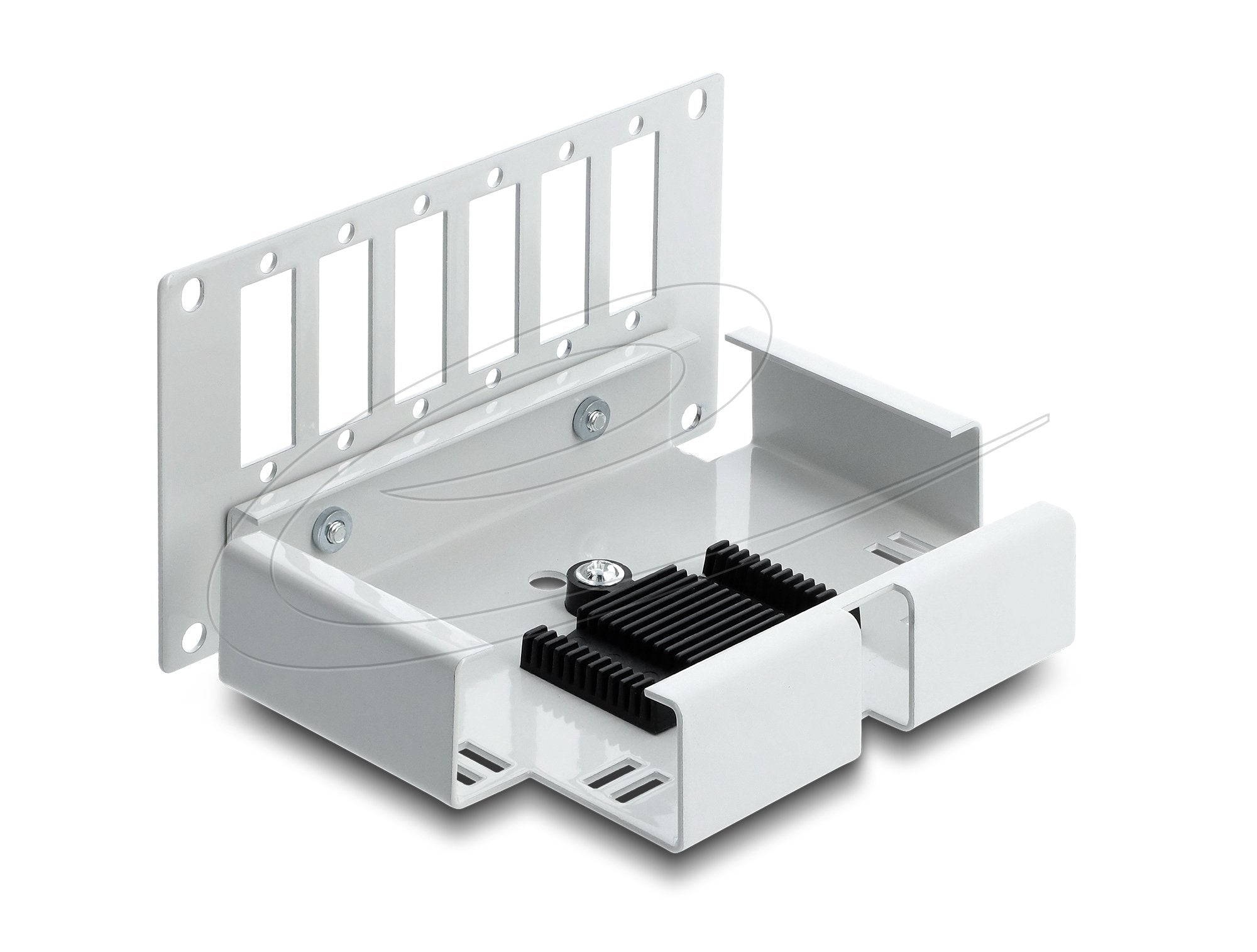 Lwl Patchfeld 6 Port Für Sc Duplex Oder Lc Quad Grau Metall Zur Hutschienen Montage