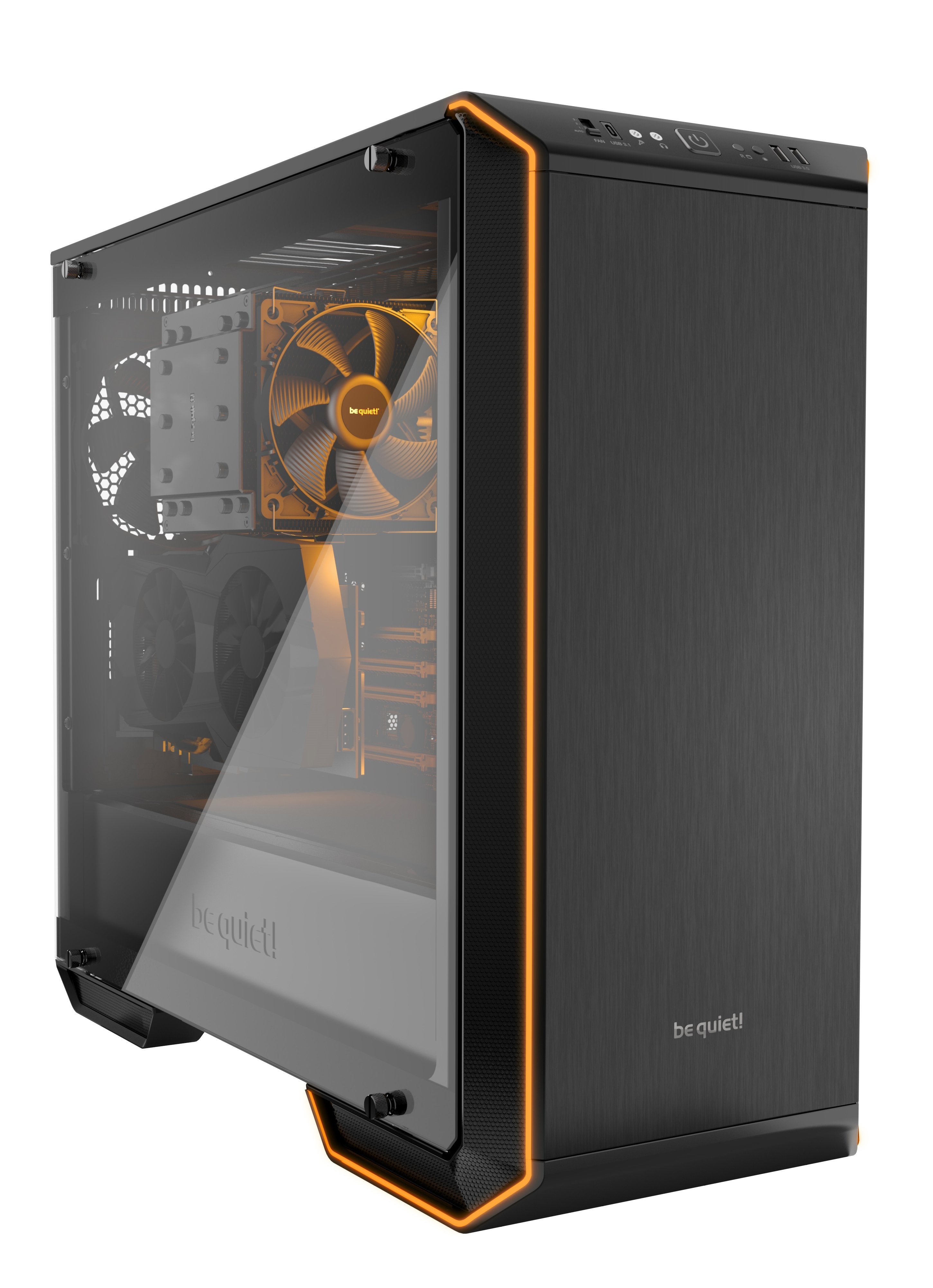 Caja Pc Be Quiet! Torre E-Atx Dark Base 700 Black Rgb 2 Vent. 140mmm/Cristal Templado/Controlador Rgb Bgw23