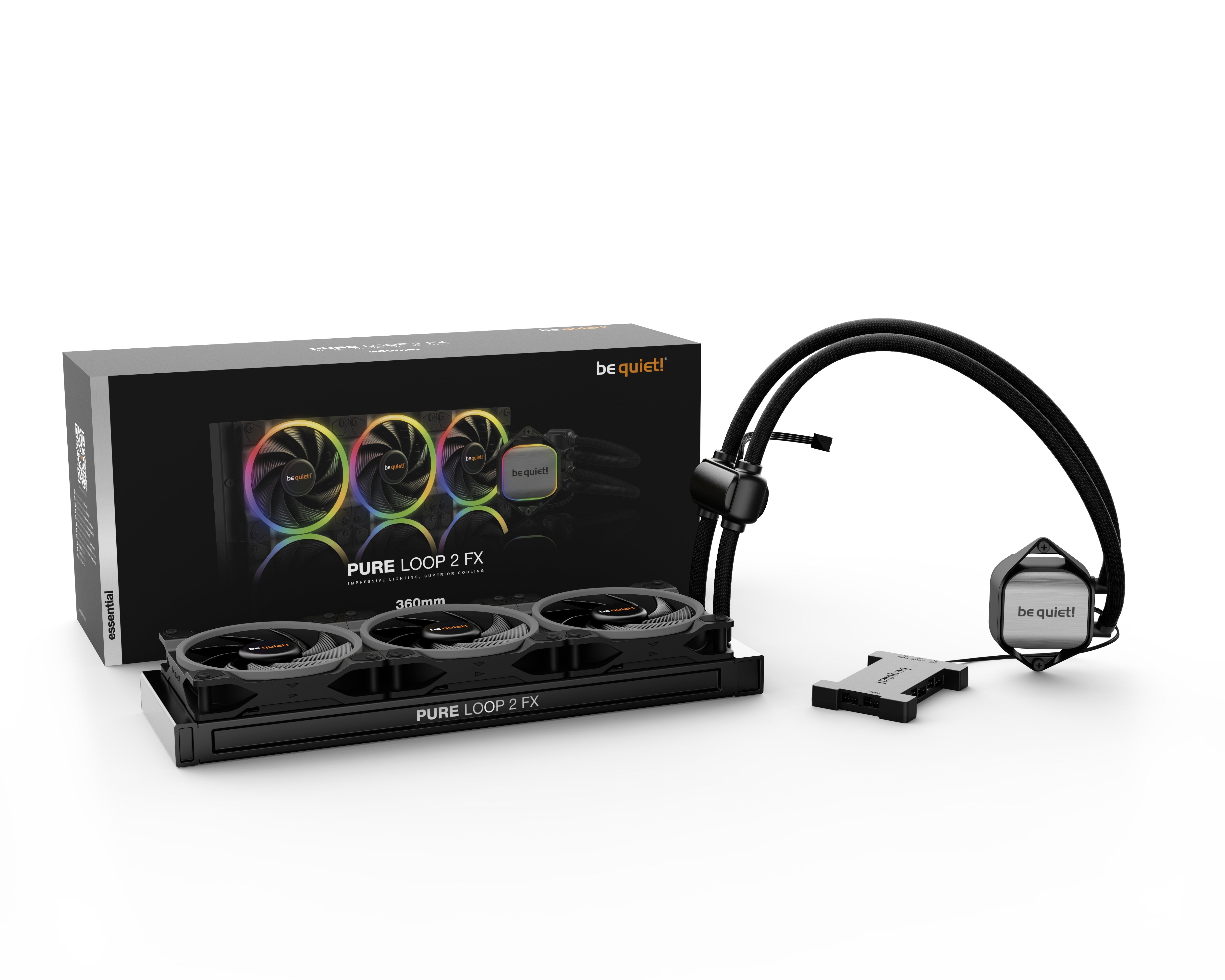 EAN 4260052189047 - be quiet! Pure Loop 2 FX 360mm Procesador Sistema de refrigeración líquida todo en uno 12 cm Negro 1 piez imagen 4