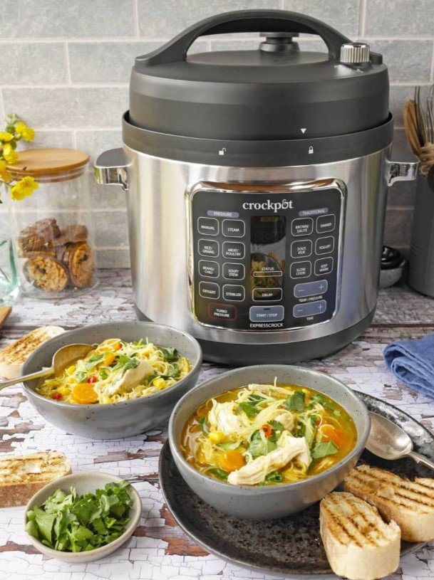 Crock-Pot Csc062x Olla Multi-Cocción 5,6 L 1400 W Negro, Acero Inoxidable