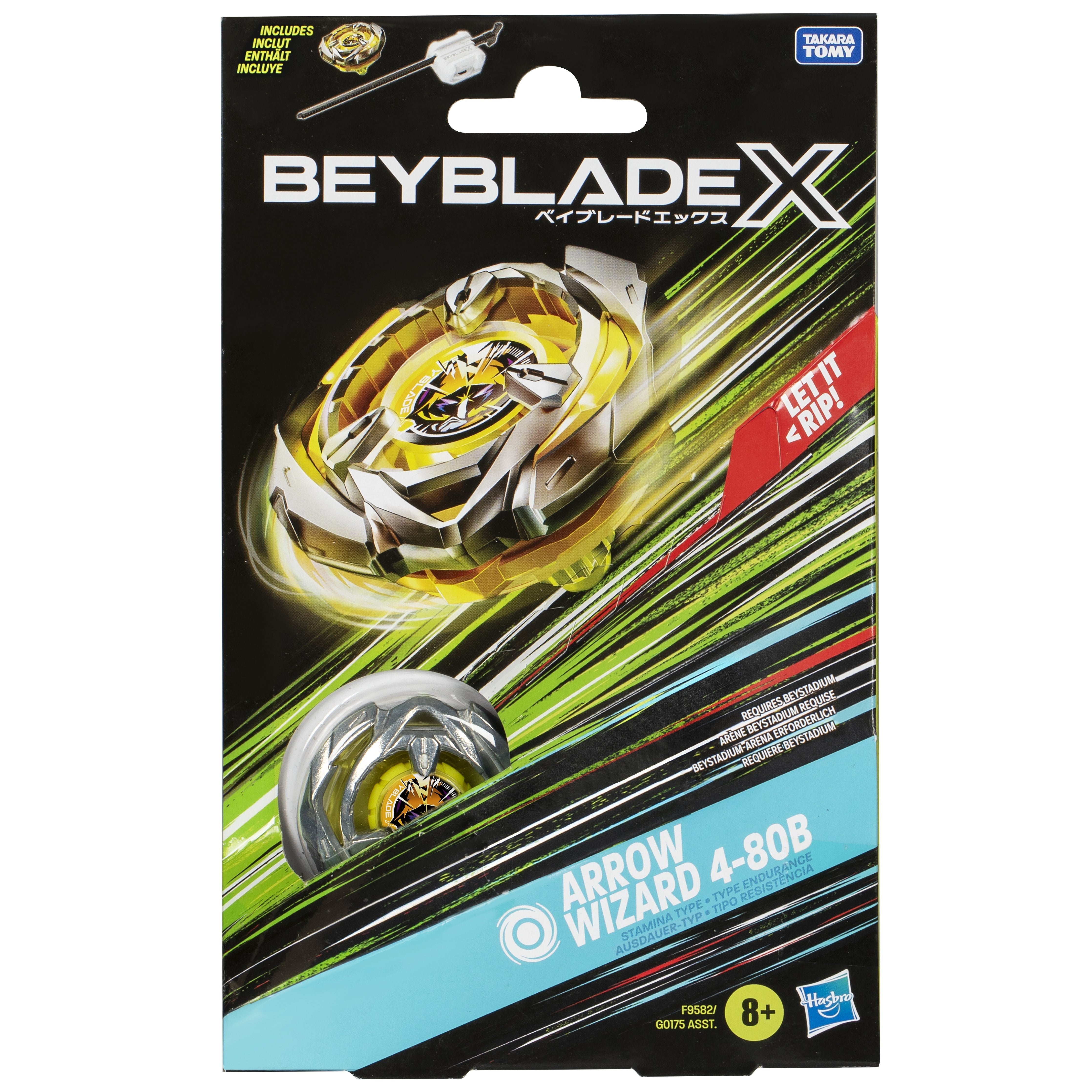 Juego Kit Inicial Sword Dran 3-60f Beyblade X Surtido