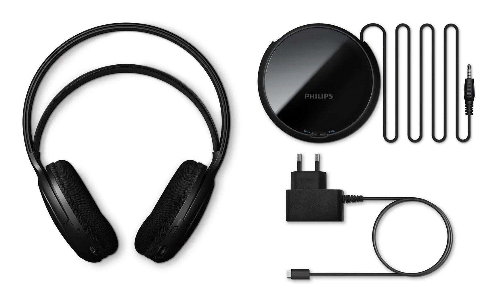 EAN 4895229165670 - Philips SHC5200M2/12 auricular y casco Auriculares Inalámbrico Diadema TV USB Tipo C Negro imagen 8