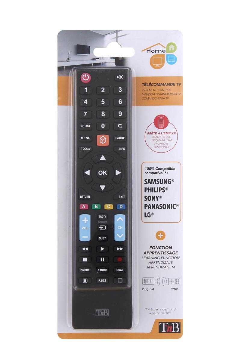 EAN 3303170086568 - T'nB TCUN05 mando a distancia IR inalámbrico TV Botones imagen 4
