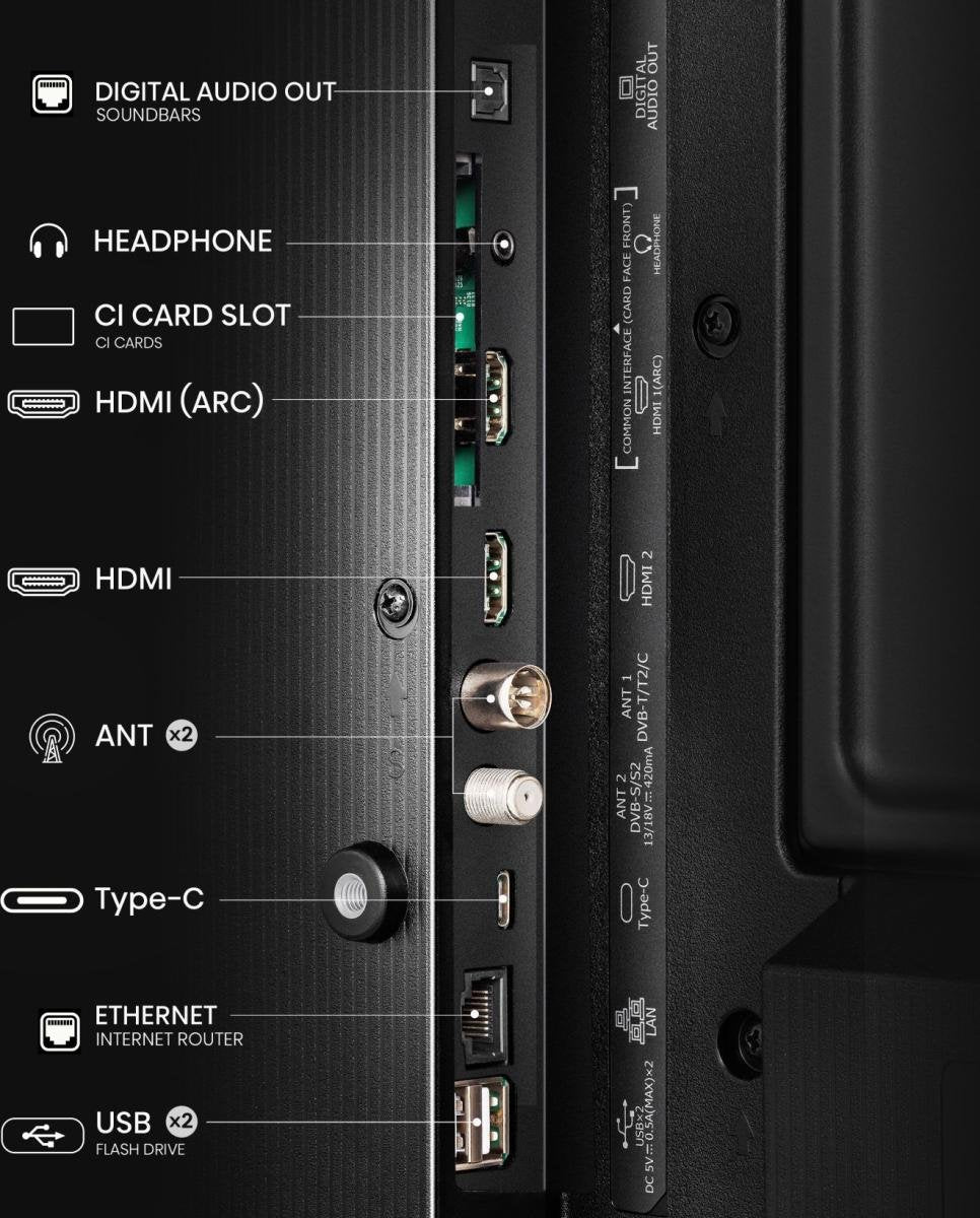 EAN 6942351405841 - Hisense 32A5NQ 81,3 cm (32") Full HD Smart TV Wifi Negro 220 cd / m² imagen 5