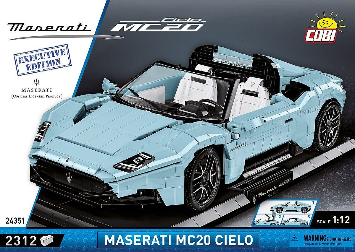 Cobi Maserati Mc20 Cielo Executive Edition, Juguete De Construcción Cobi-24351