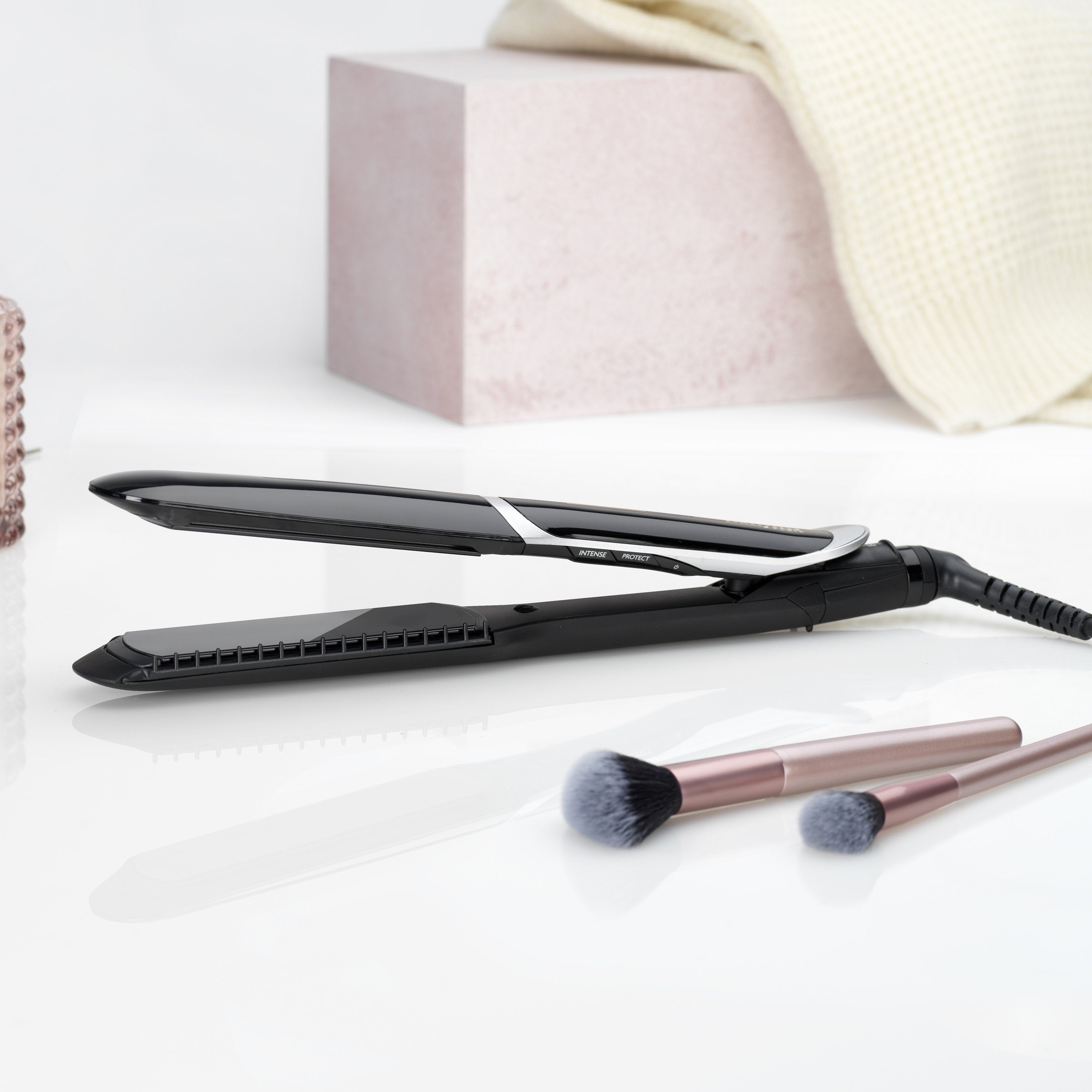 EAN 3030050153583 - BaByliss Sleek Control Wide Plancha de pelo Caliente Negro 2,5 m imagen 8
