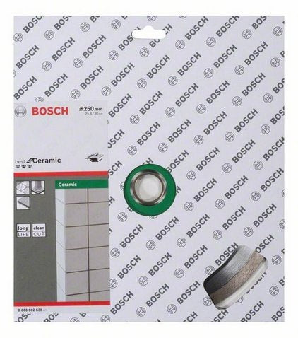 Disco De Corte De Diamante Bosch Professional Best For Ceramic, Ø 250 Mm, Diámetro 30 Mm / 25,4 Mm