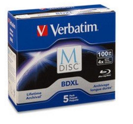 Verbatim M-Disc Bd-R Xl 100gb/1-4x Jewelcase (5 Discos)