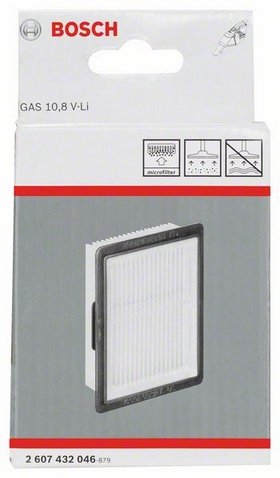 Filtro Plisado Bosch Para Gas 10,8 V-Li Professional