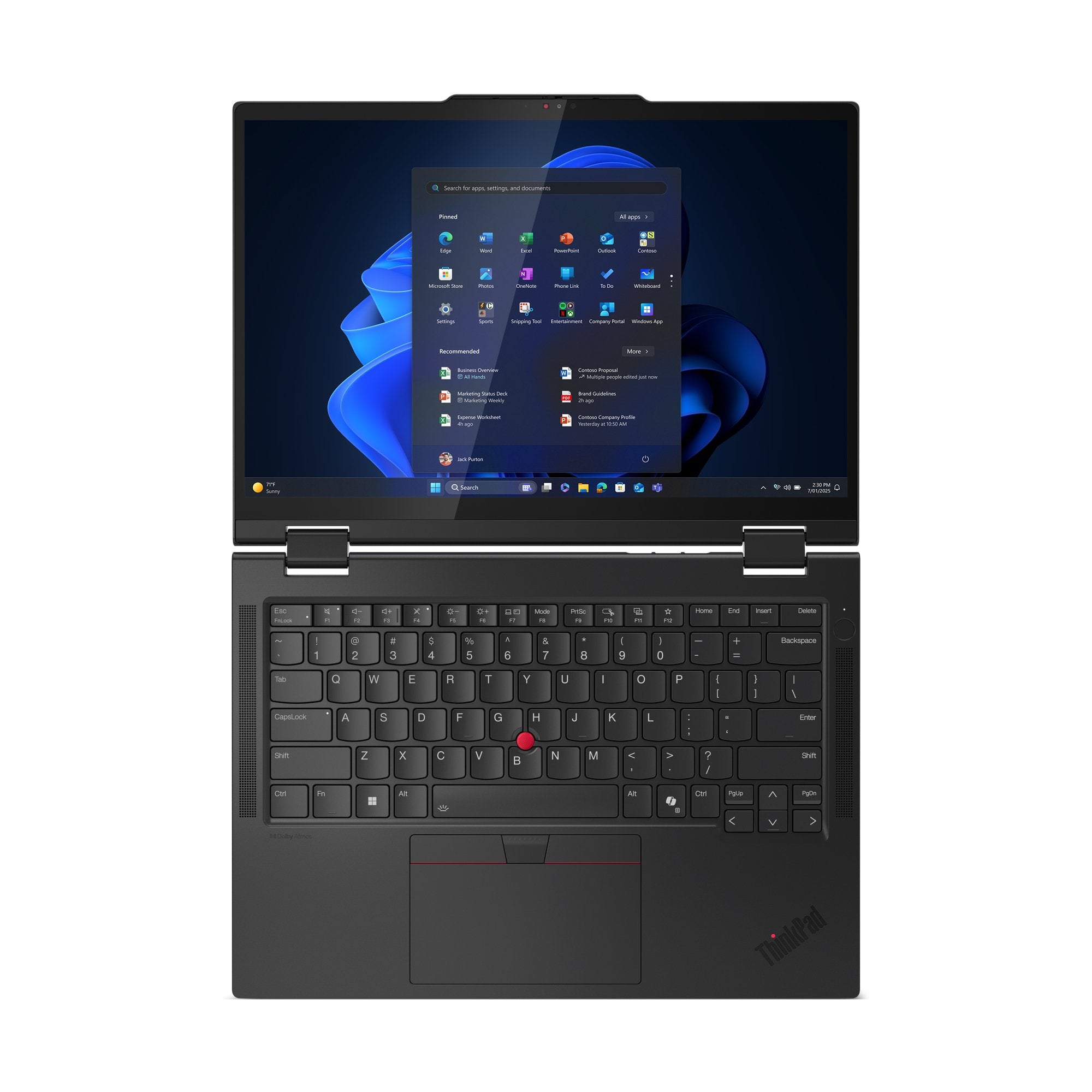 EAN 0199271675502 - Lenovo ThinkPad T14s 2-in-1 Gen 1 Intel Core Ultra 7 255U Híbrido (2-en-1) 35,6 cm (14") Pantalla táctil  imagen 16