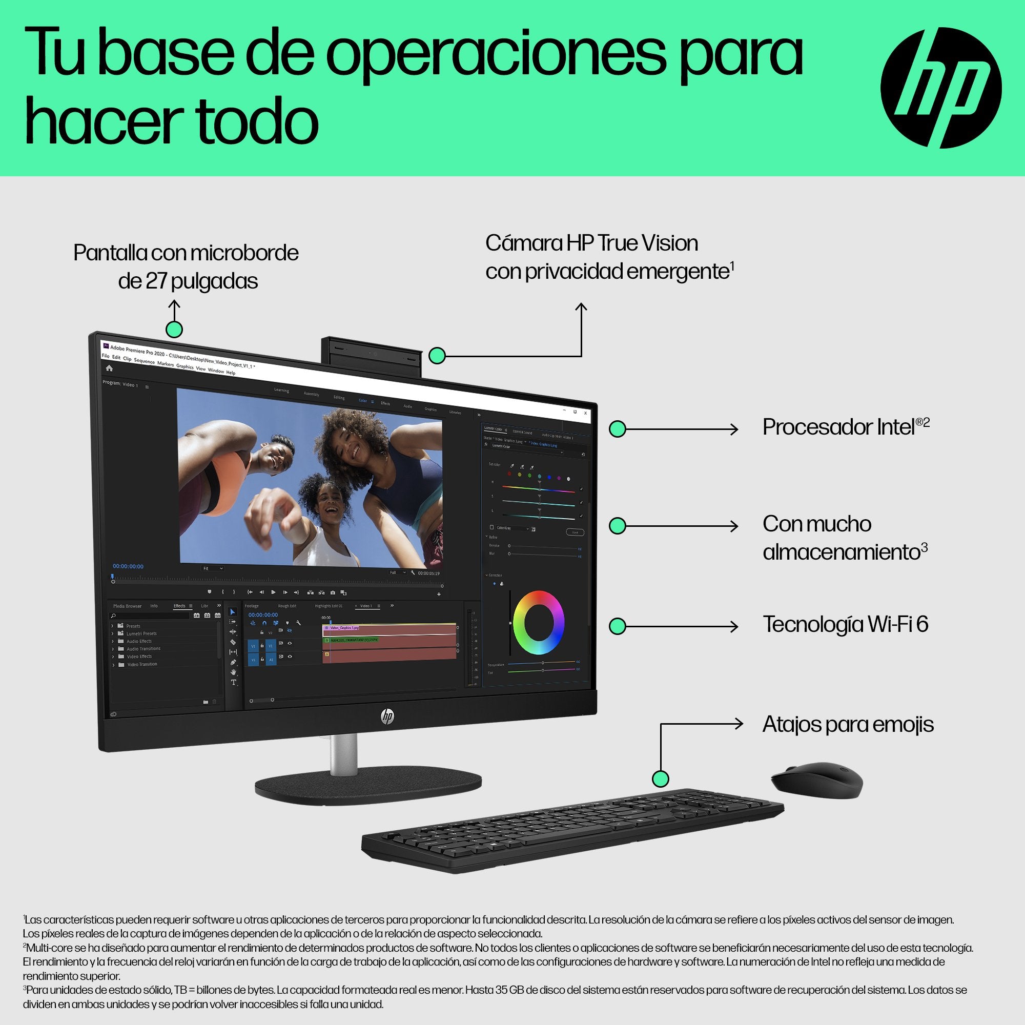 EAN 0199764455710 - HP 27-cr0111ns PC Intel® Core™ i5 i5-1335U 68,6 cm (27") 1920 x 1080 Pixeles PC todo en uno 16 GB DDR4-SD imagen 7
