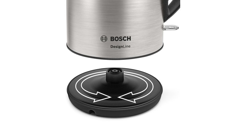 Hervidor De Agua Bosch Twk3p420 1,7 L Negro, Acero Inoxidable 2400 W
