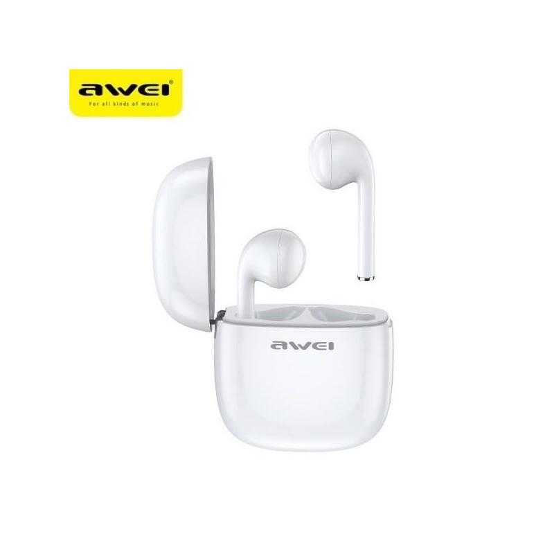 Sluchawki Bluetooth T28 Tws+Stacja Dokujaca Biale