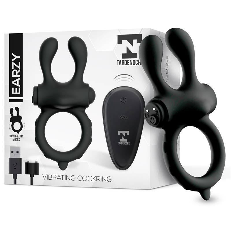 Earzy Anillo Vibrador Con Control Remoto Usb Magnético Silicona