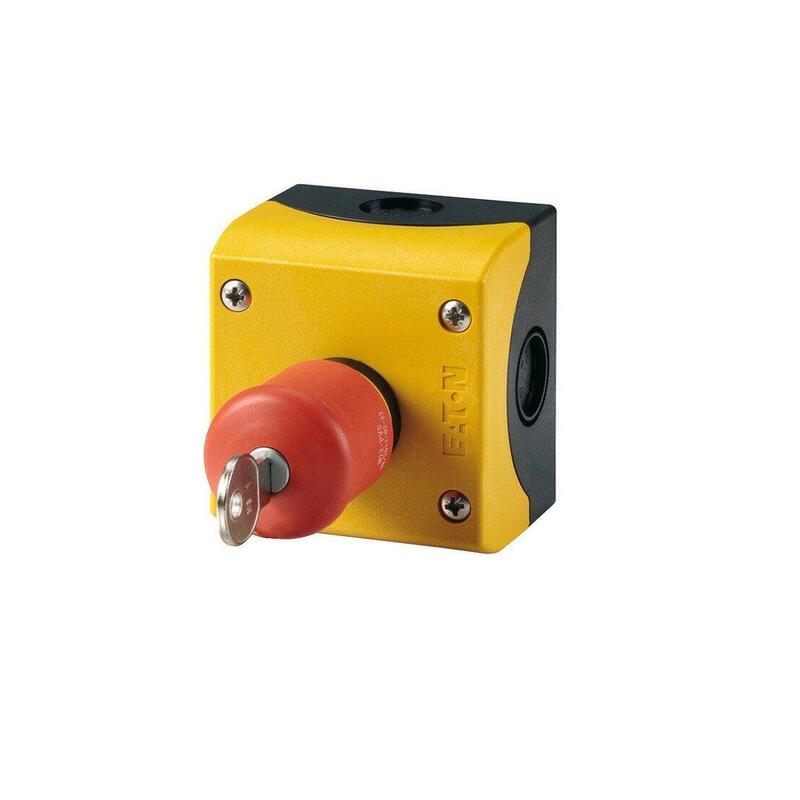 Eaton M22-Pvs Kc11 Iy Not- 216523 Halt De-Taste D38mm Schlssel.