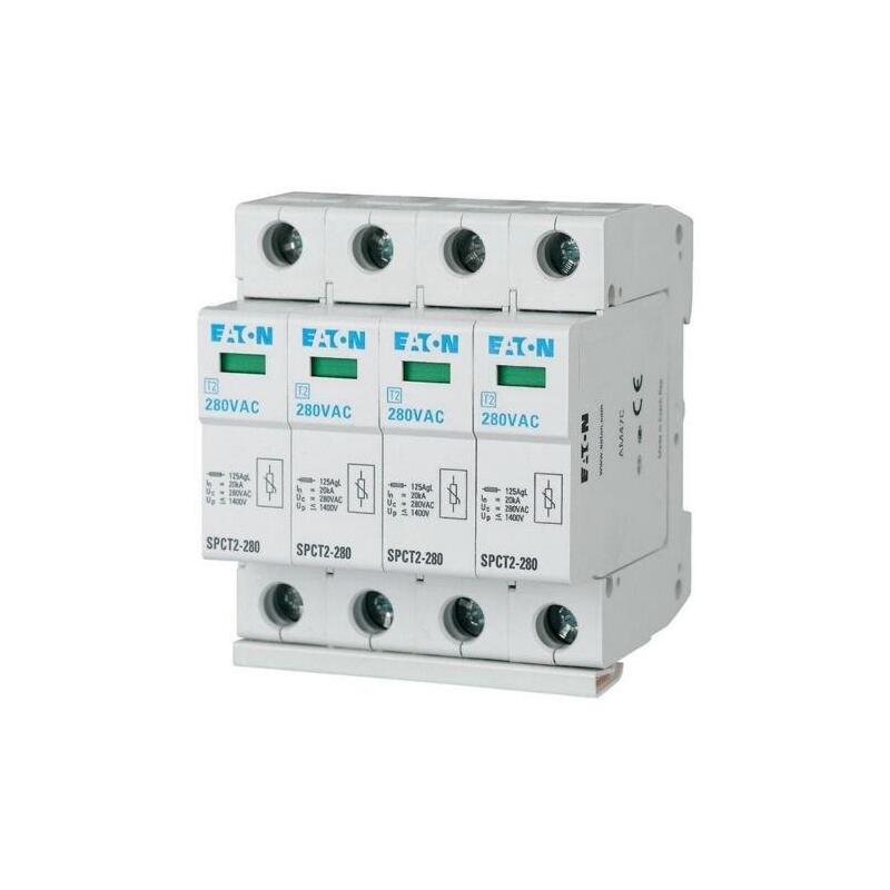 Eaton Spct2-280 4 167596 Descargador De Sobretensiones Enchufable 4p 280vac