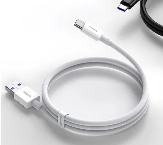 Baseus Type-C Superior Series Fast Charging Data Cable 66w (11v/6a) 1m White (Catys-02)