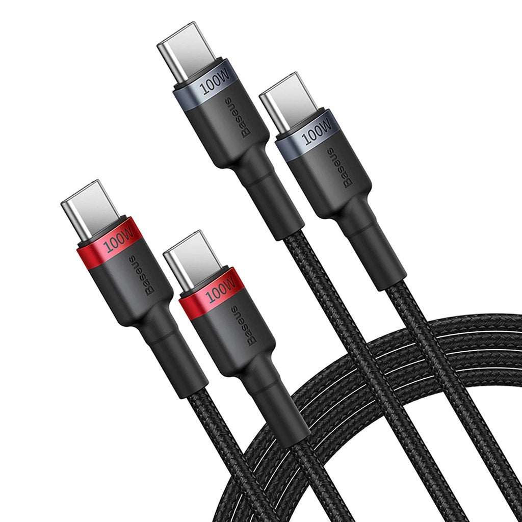 EAN 6932172657444 - Baseus Cafule cable USB 2 m USB C 480 Gbit/s 100 W Negro, Gris, Rojo imagen 2