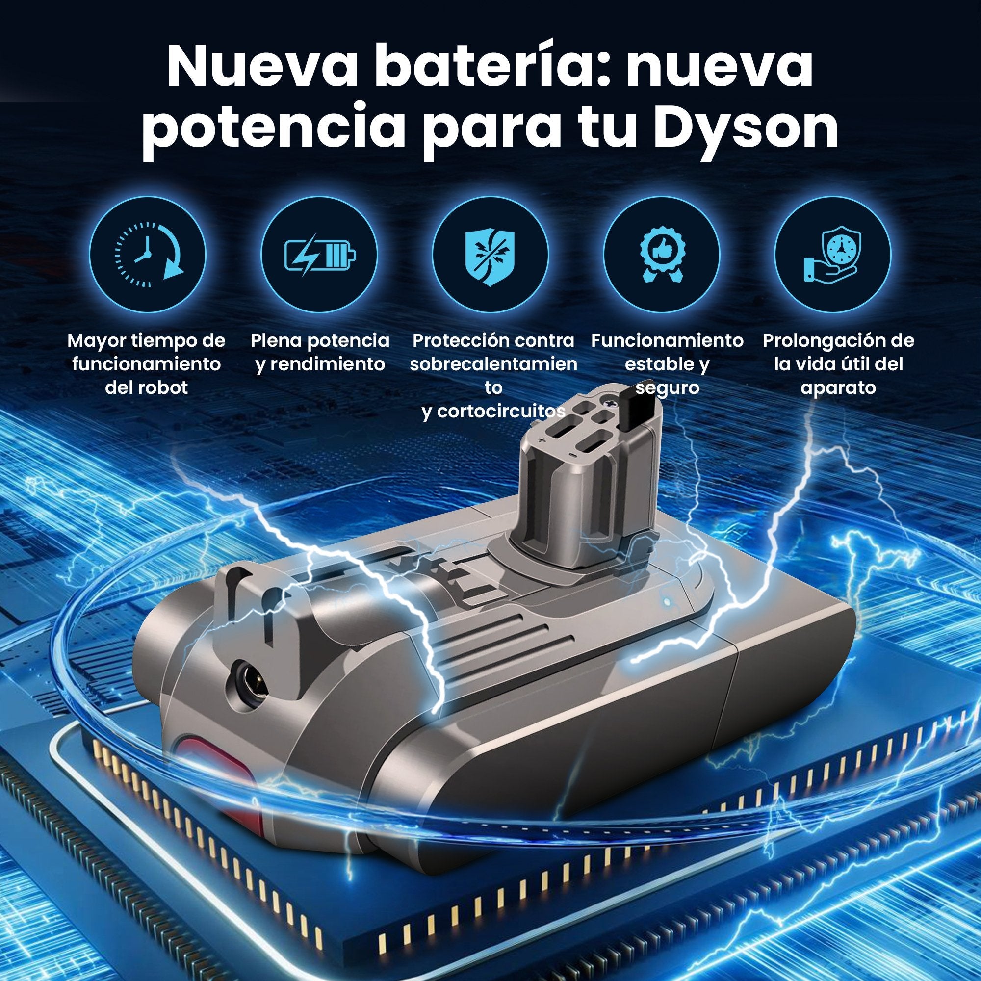 Bateria Dyson, V11 (Click Type) 25.2v 3000mah