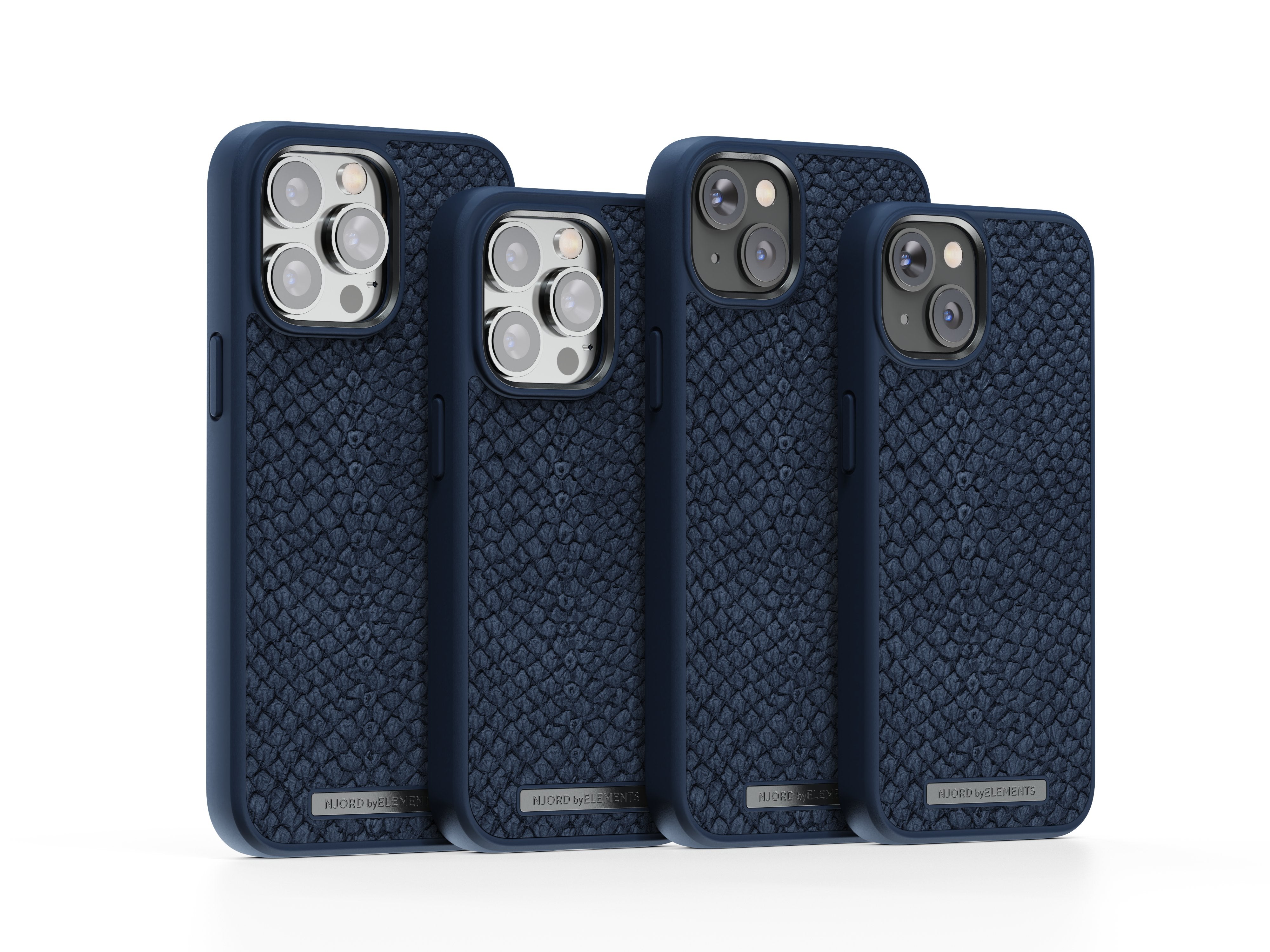 Funda De Cuero Iphone 14 (6.1) Azul