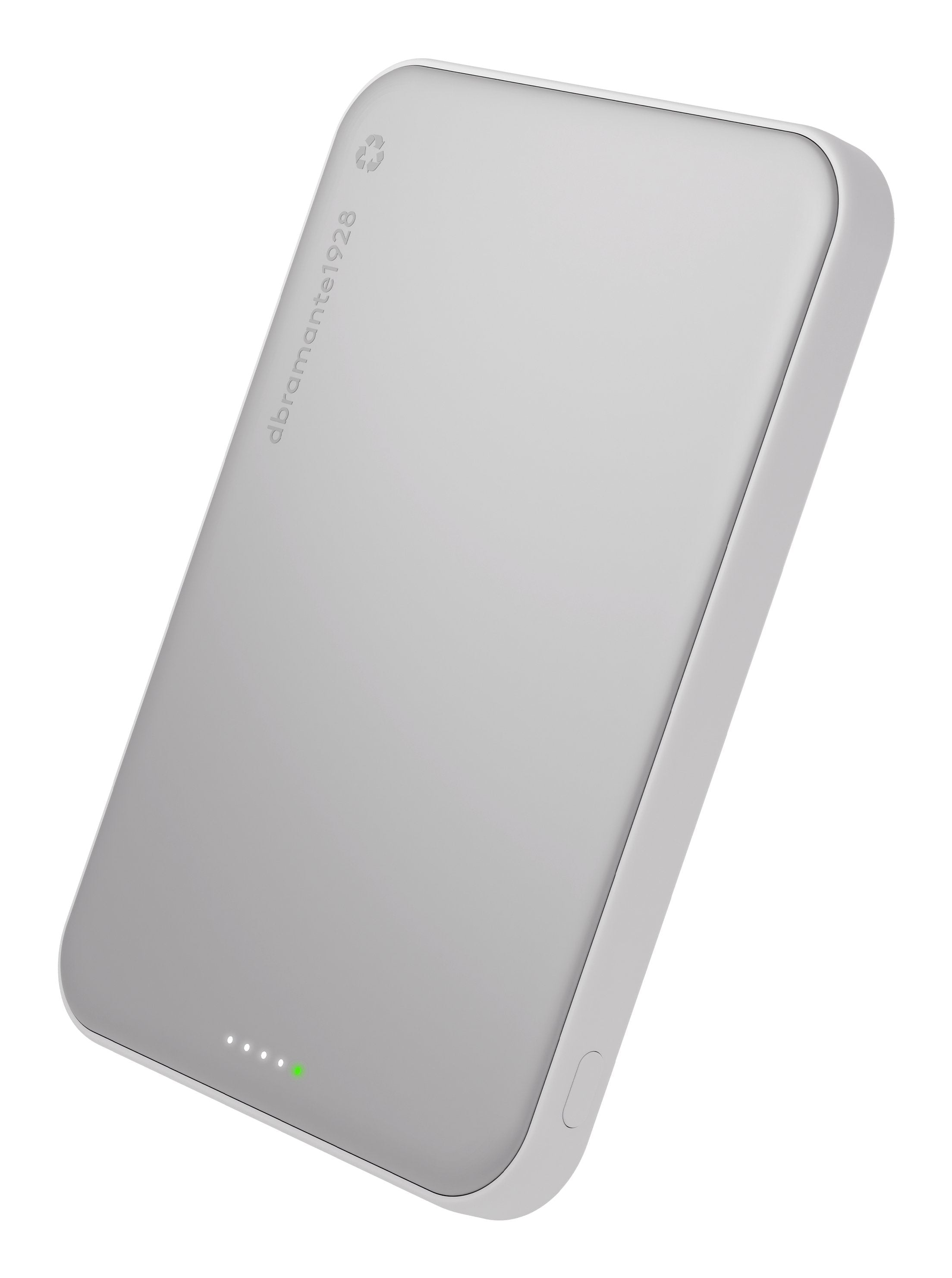 Dbramante1928 Re-Charge Cargador Inalámbrico Slim Qi2.2 5000 Mah 25 Vatios Blanco